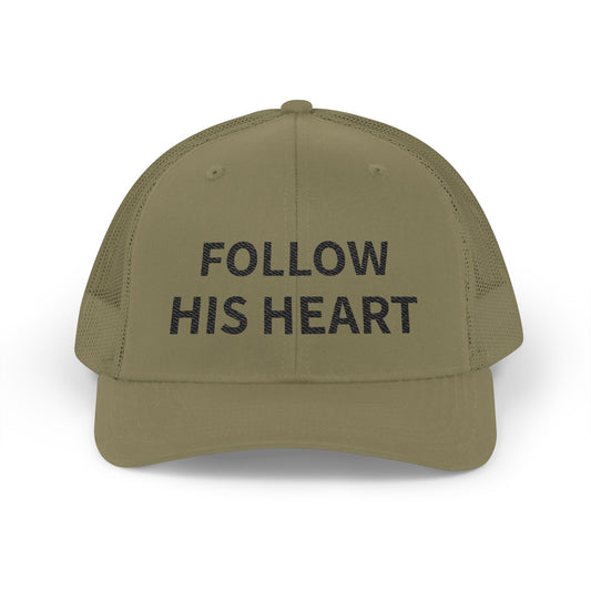 Follow His Heart Trucker Cap