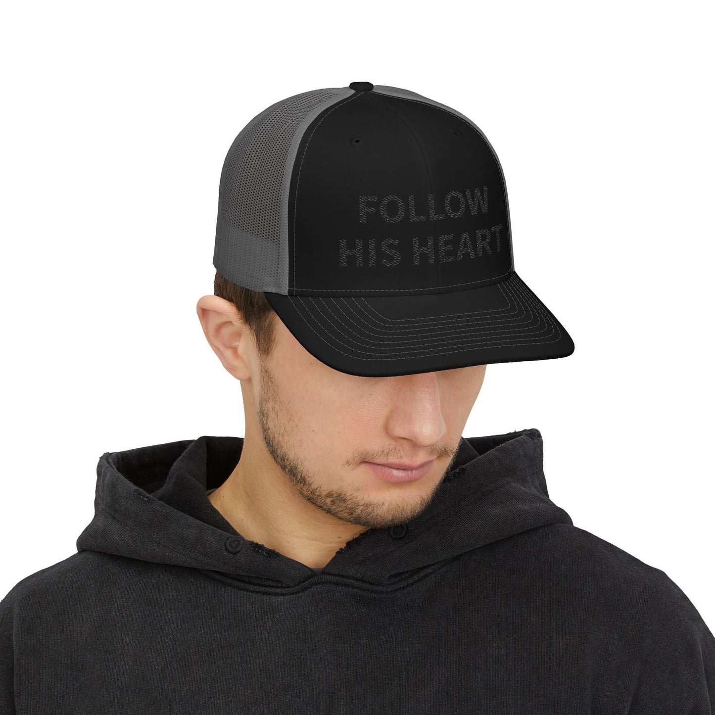Follow His Heart Trucker Cap